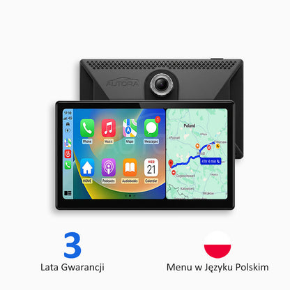 Uniwersalne Urządzenie Multimedialne do Samochodu z Apple CarPlay, Android Auto i Rejestratorem Wideo (Model 2026)